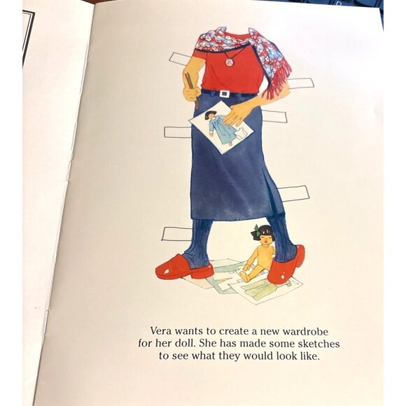 Vera The Fashion Designer Paper Doll Book With Easy-To-Cut Full-Color Costume VT - Picture 4 of 5
